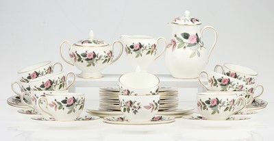 Lot 209 - Wedgwood Hathaway Rose Pattern Part Tea Set