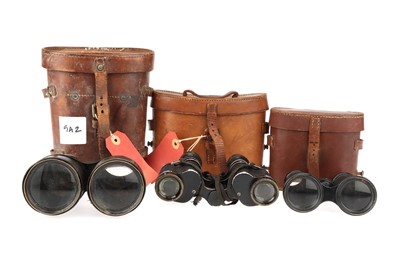 Lot 67 - Collection of 6 French Field Glasses & Binoculars