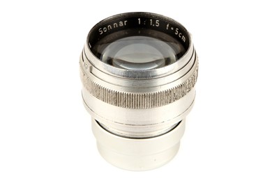 Lot 1169 - A Carl Zeiss Jena Sonnar f/1.5 50mm Lens