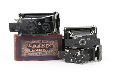 Lot 544 - Three Ensign Ensignette Cameras