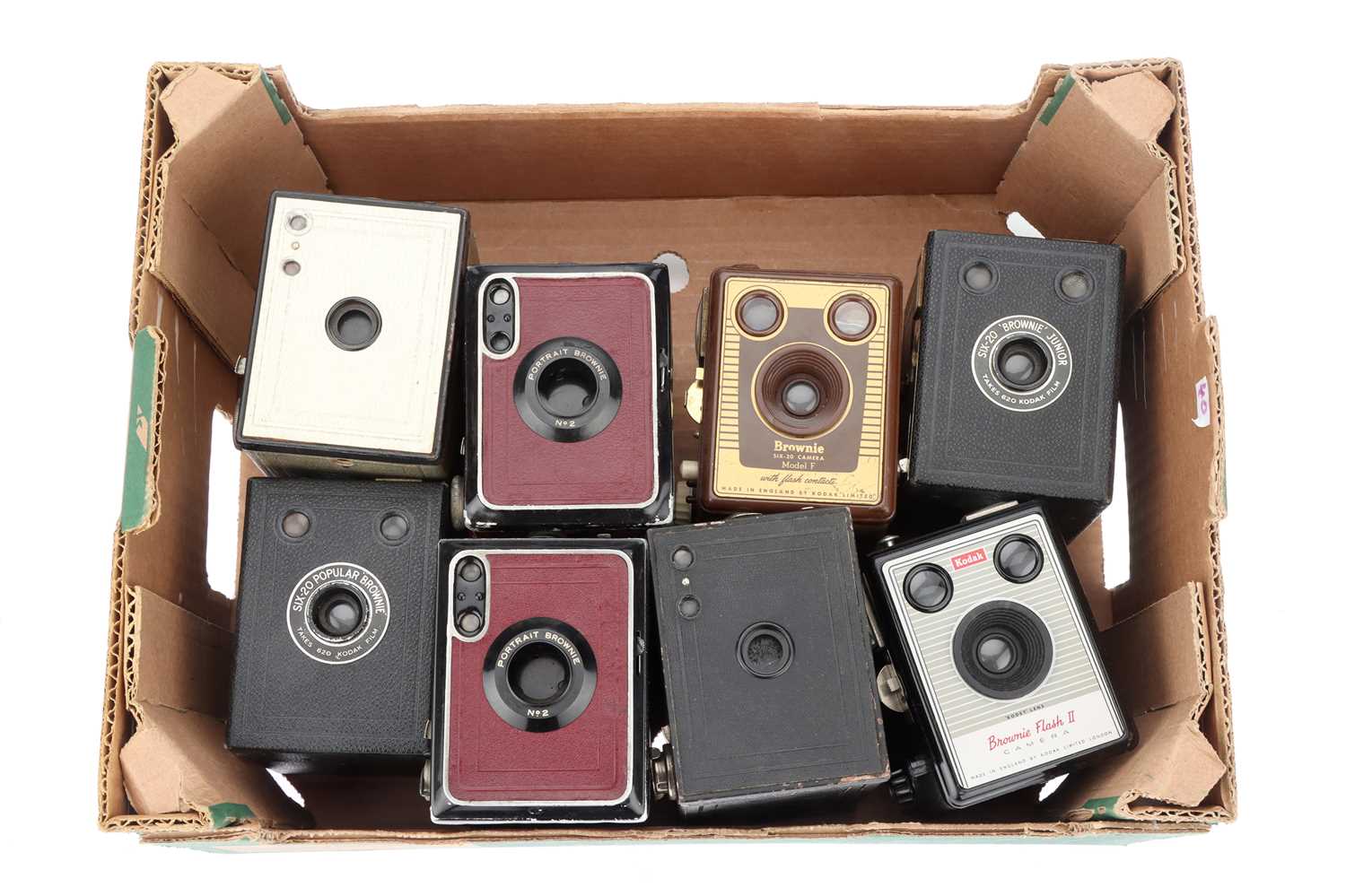 Lot 546 - A Selection of Box Type Cameras,