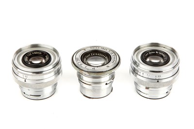 Lot 1170 - Three Contax RF Lenses