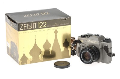 Lot 400 - A Zenit 122 Fiftieth Anniversary Edition 35mm SLR Camera