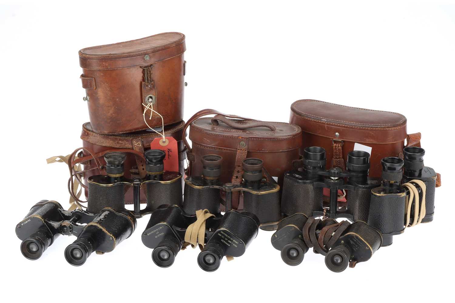 Lot 69 - A Large Collection of English Binoculars