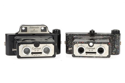 Lot 547 - Two Coronet 3-D Stereo Cameras