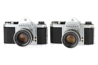 Lot 449 - Two Asahi Pentax 35mm SLR Cameras