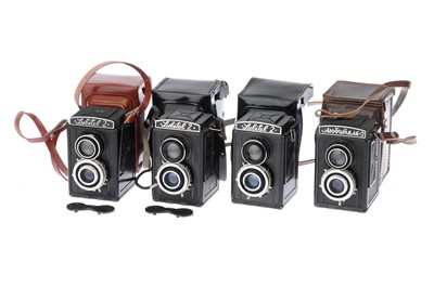 Lot 496 - Four Lubitel Medium Format TLR Cameras