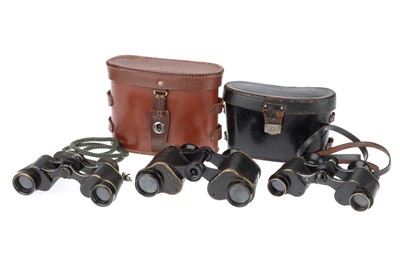 Lot 73 - Collection of 3 German Sets of Binoculars