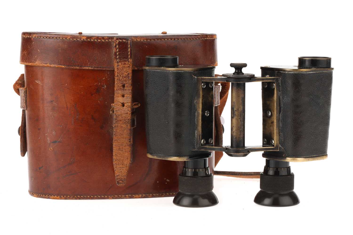 Lot 76 - An Early Set of Binoculars By Zeiss