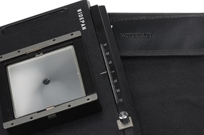 Lot 495 - A Widepan Adapter for Hasselblad V Series Film Backs to 5x4"