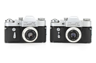 Lot 406 - Two Zenit 3m 35mm SLR Cameras