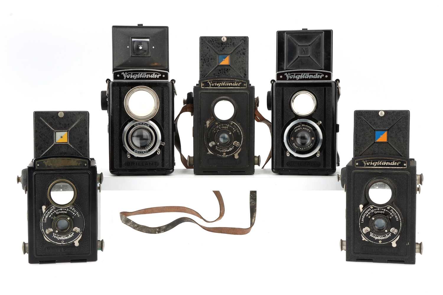 Lot 559 - Five Voigtlander Medium Format TLR Cameras