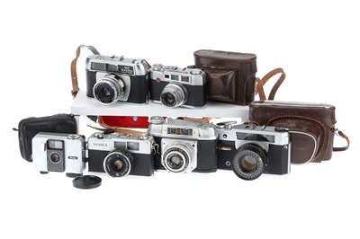 Lot 550 - Six 35mm Cameras