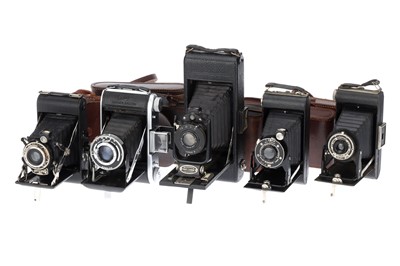 Lot 554 - A Selection of Folding Cameras