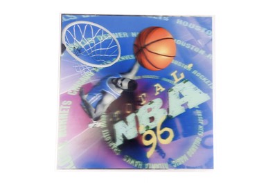 Lot 185 - 3D Lenticular Design Poster for Total NBA 96