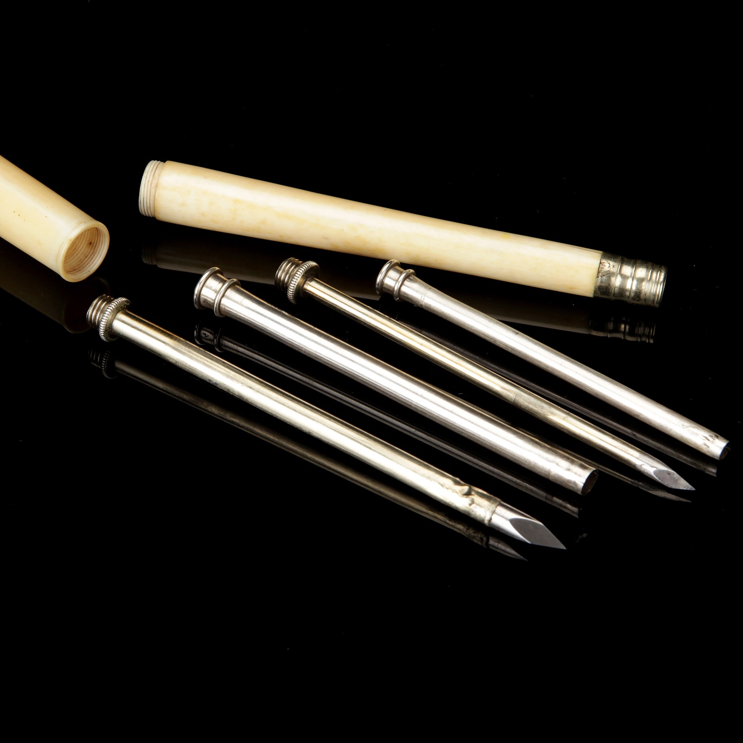 Lot 53 - Six Ivory Handled Instruments,