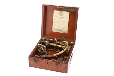 Lot 103 - A J Coombes Brass Sextant With Provenance