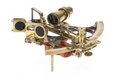 Lot 103 - A J Coombes Brass Sextant With Provenance