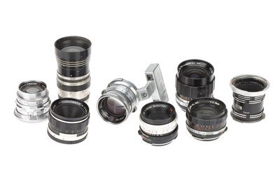 Lot 679 - A Selection of Various Camera Lenses