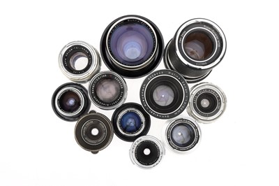 Lot 680 - A Good Selection of Camera Lenses