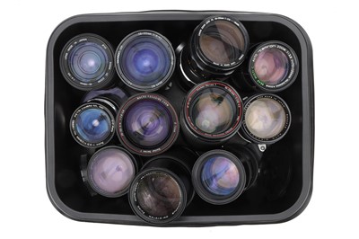 Lot 681 - A Selection of Various Camera Lenses