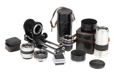 Lot 756 - A Small Selection of Topcon Lenses & Accessories