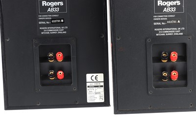 Lot 276 - A Pair of Rogers AB33 Bass Units