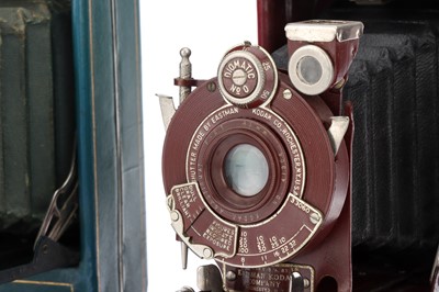 Lot 656 - Three Kodak Vest Pocket Series III Vanity Cameras