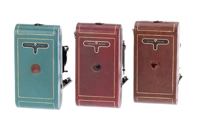 Lot 656 - Three Kodak Vest Pocket Series III Vanity Cameras