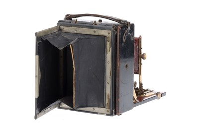 Lot 705 - A J. Lizars Challenge Quater Plate Folding Bed Camera