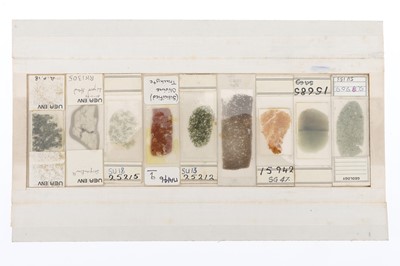 Lot 115 - A Collection of University Geological Microscope Slides