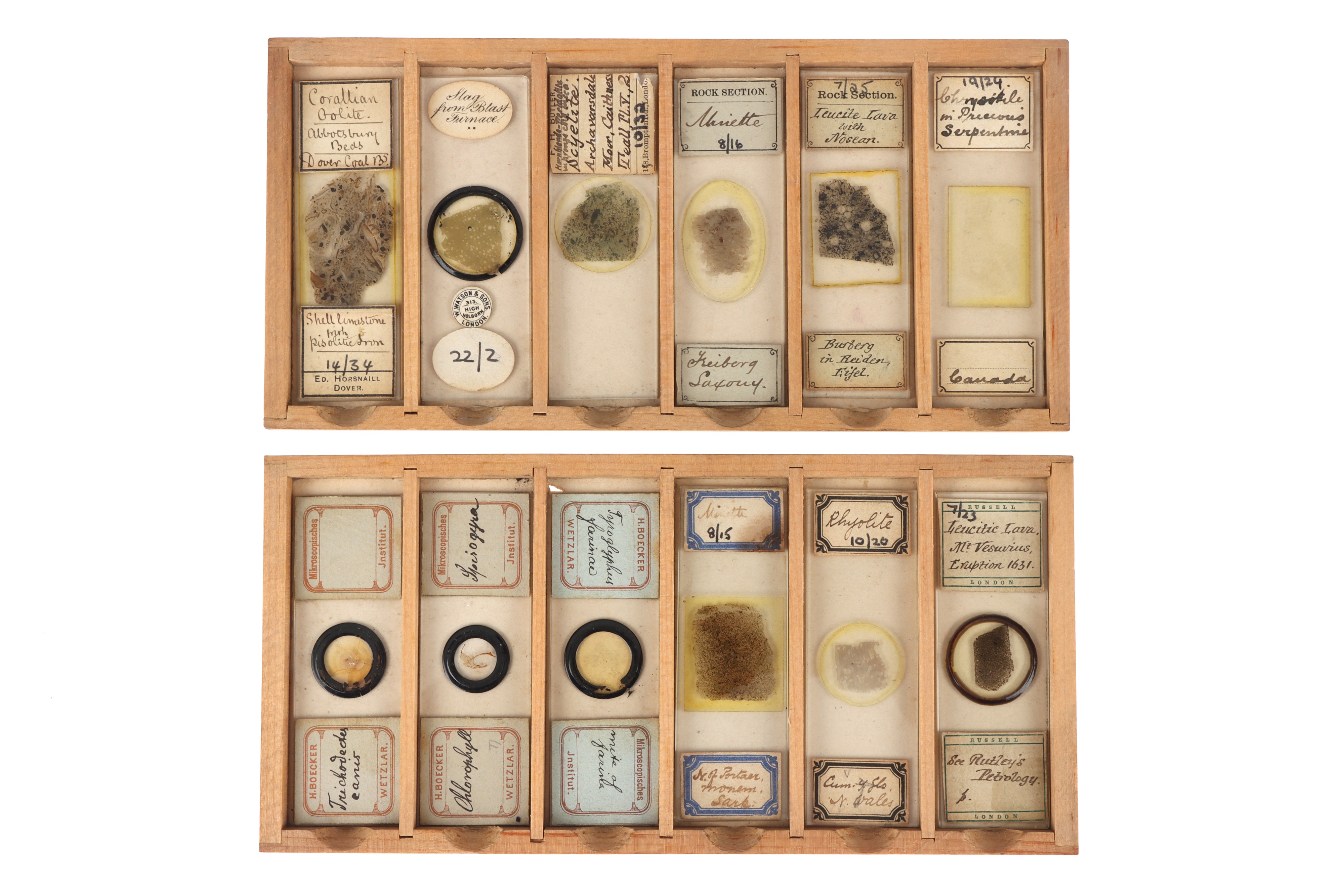 Lot 117 A Fine Collection of Geology Microscope