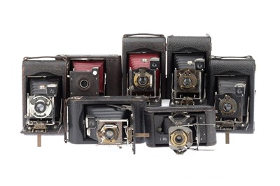 Lot 650 - Seven Folding Cameras