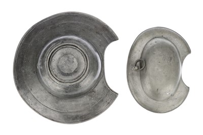 Lot 18 - Two Pewter Barber's or Bleeding Bowls