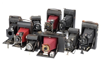 Lot 636 - A Selection of Folding Cameras