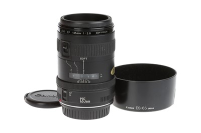 Lot 438 - A Canon EF f/2.8 135mm Soft Focus Lens