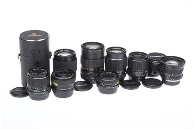 Lot 434 - A Selection of Pentax Mount Camera Lenses