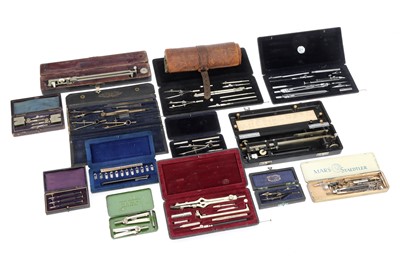 Lot 96 - A Large Collection of Vintage Drawing Instruments