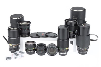 Lot 670 - A Small Selection of Camera Lenses