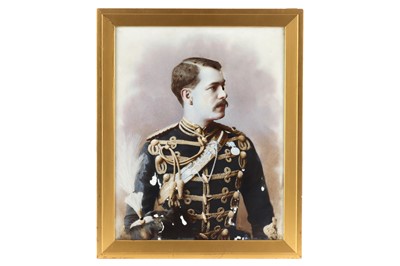 Lot 258 - Military Interest, Framed Photograph of Lieutenant 19th Hussars