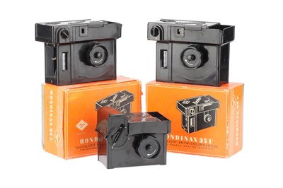 Lot 684 - Three Agfa Rondinax Camera Film Deveoping Tanks