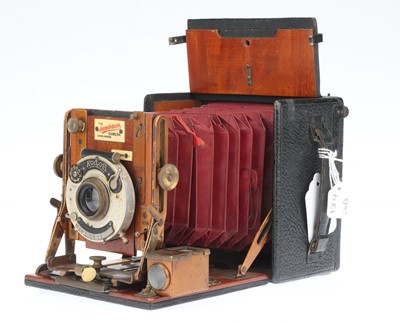 Lot 668 - A Sanderson Regular Model Hand & Stand Quarter Plate Camera