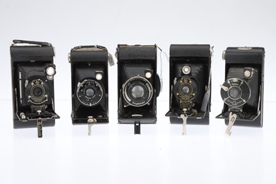 Lot 564 - A Selection of Folding Cameras