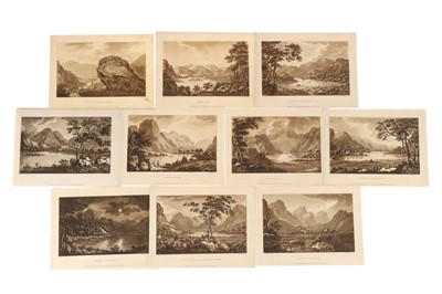 Lot 145 - A Collection of Late 18th Century Lakeland Engravings