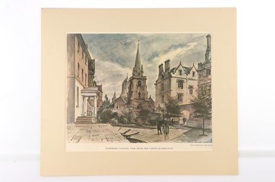 Lot 149 - A Collection of Colour Etchings, Engravings and Prints of Oxford