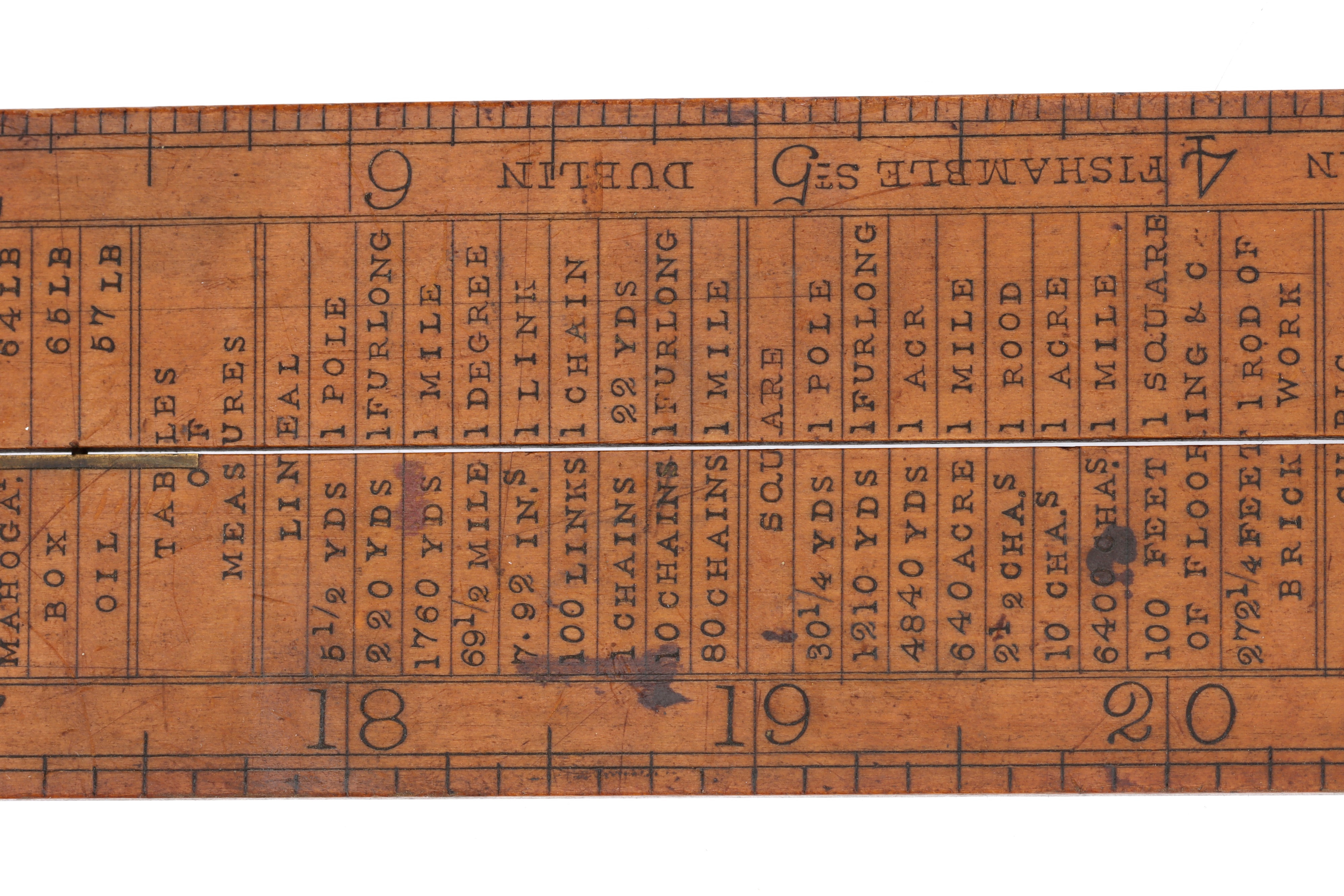 Lot 213 - A Rare Irish Hawthorn Engineer's Slide Rule,