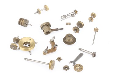 Lot 46 - A Quantity of Watchmakers Stocks and Ferrules, with some Lathe Components