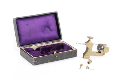 Lot 221 - A Small Watchmaker's Lathe by Petitepierre