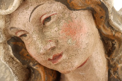 Lot 126 - A Large Antique Sculpture of Saint Apollonia of Alexandria