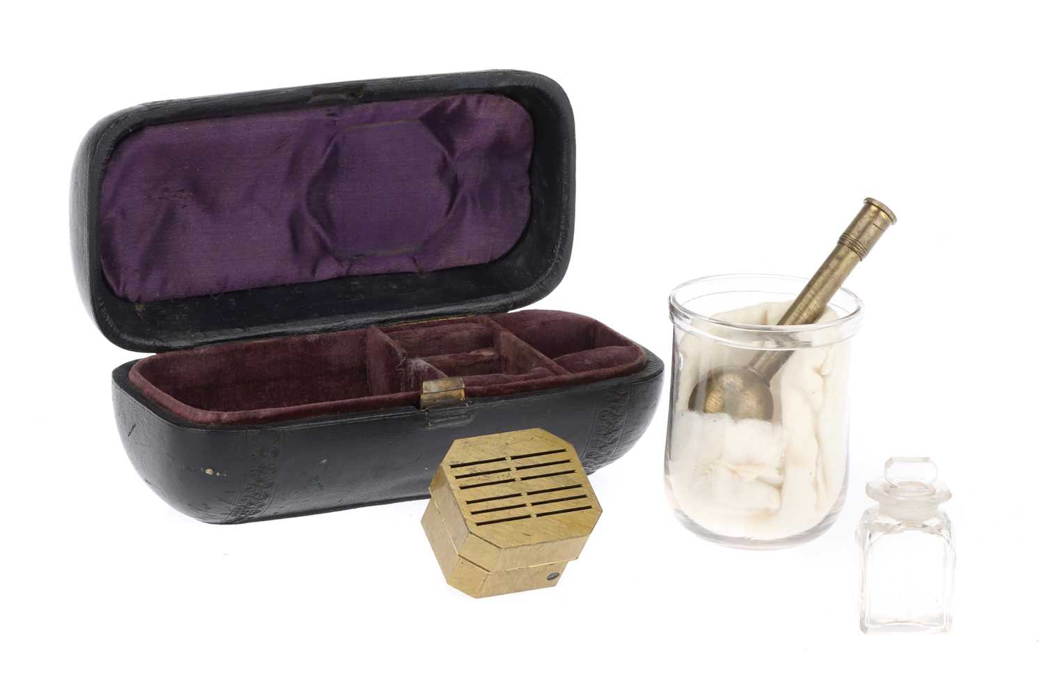 Lot 31 - A Fine Cupping Set with Scarificator